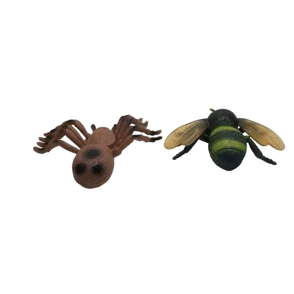 Realistic Fake Insects Spider Fly Bee 🕷️🐝🪰 Creepy Crawling Prank Prop Set